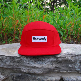 Red 5 Panel Hat
