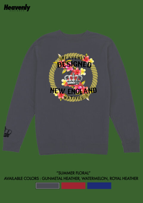 Summer-Floral-Crew-Back-Gunmetal