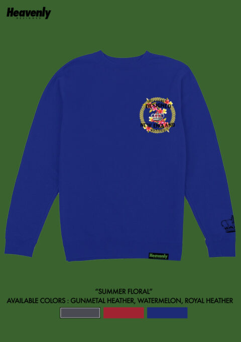 Summer-Floral-Crew-Front-RoyalHeather